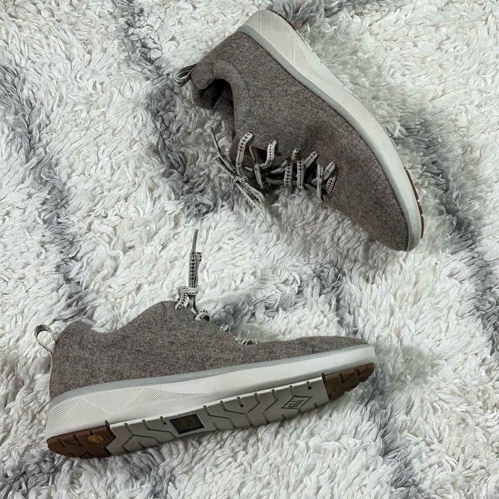 Pendleton Heathered Gray Wool Slip-On Shoe